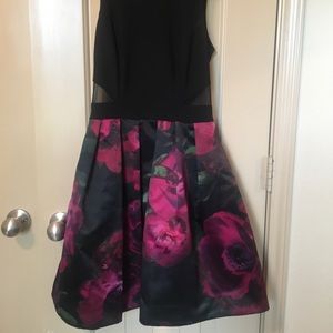 Xscape fit and flare dress. Worn once.
